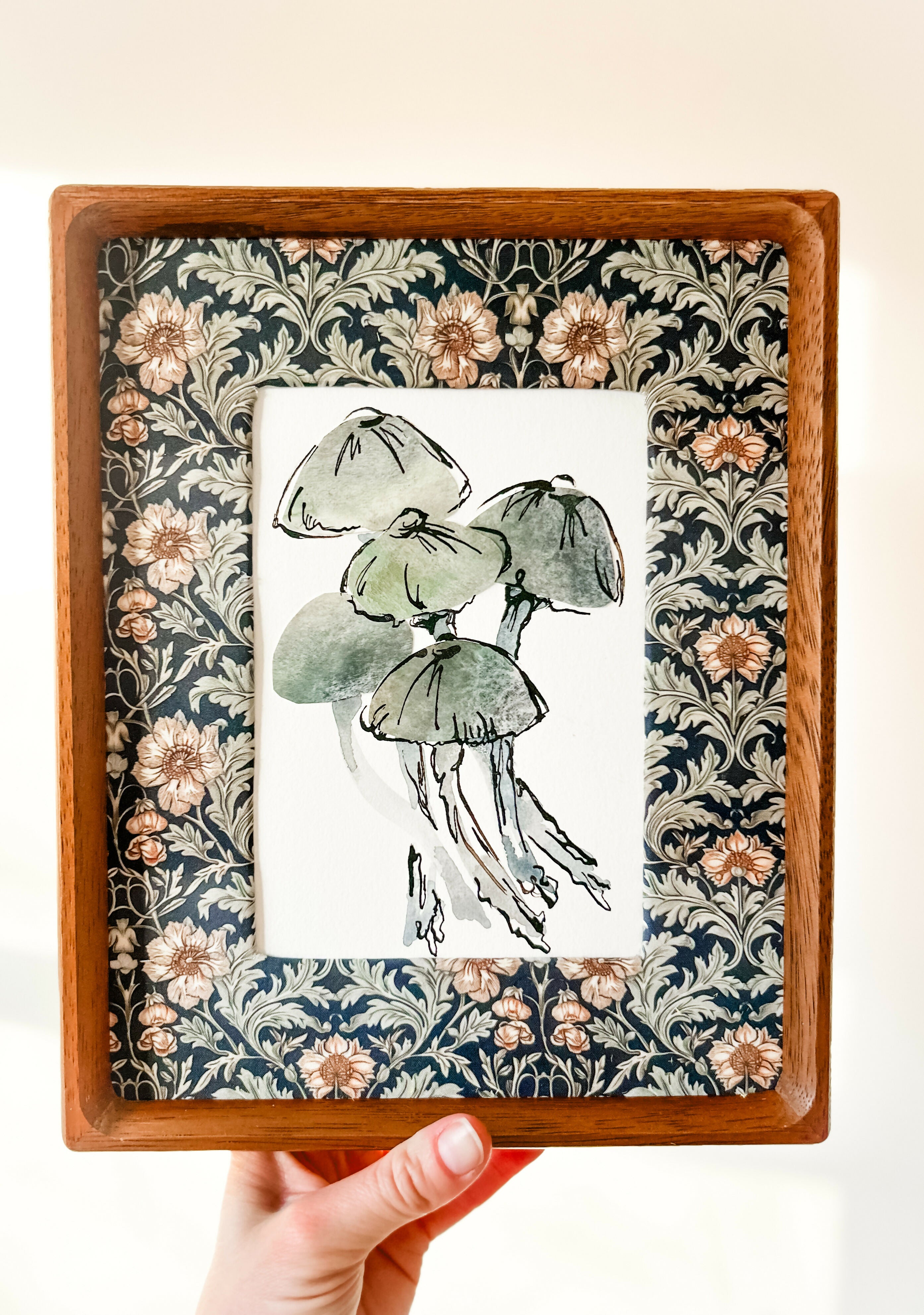 Mushroom Study in Slate Gray No. 2