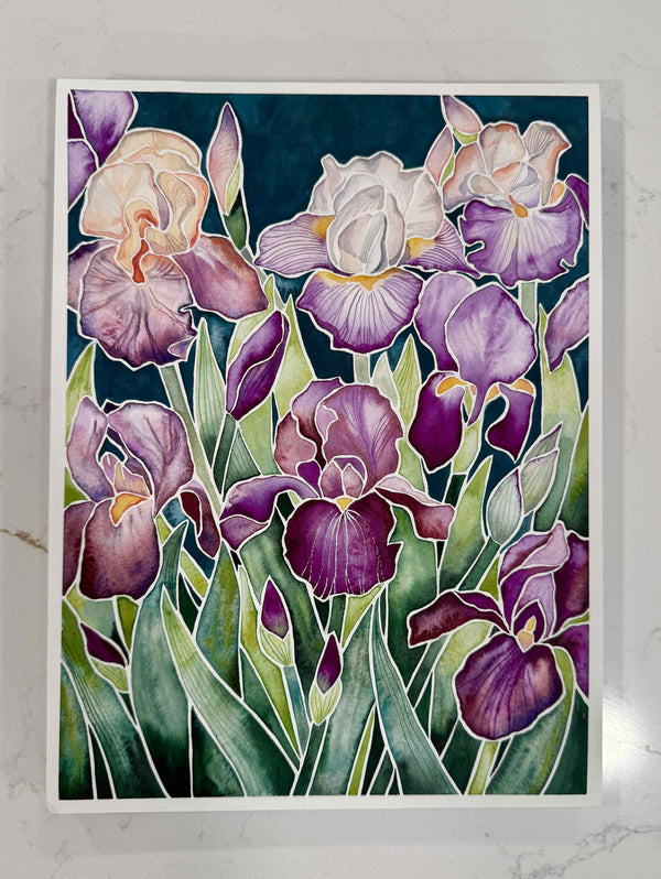 Violet Irises