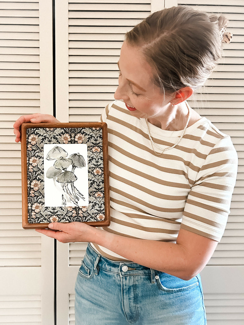 Mushroom Study in Slate Gray No. 2